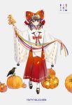  ekita_gen hakurei_reimu halloween miko touhou 