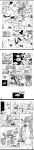  2girls 4koma absurdres anparu between_breasts bikini blush breasts character_name comic commander_(girls_frontline) commentary_request flat_chest girls_frontline greyscale gun hair_ornament head_between_breasts highres huge_breasts ithaca_m37_(girls_frontline) jacket korean long_hair long_image monochrome multiple_4koma multiple_girls one_eye_closed side_ponytail skindentation sweatdrop swimsuit tall_image translation_request ump45_(girls_frontline) weapon 