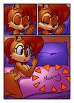  bed big_breasts breasts chipmunk cloudz dreamcastzx1 female hi_res huge_breasts mammal rodent sally_acorn sleeping sonic_(series) 