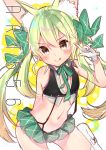  :q animal_ear_fluff animal_ears art556_(girls_frontline) bare_shoulders blush bow brown_eyes brown_hair cat_ears character_name closed_mouth commentary_request crop_top girls_frontline gloves gradient_hair green_bow green_hair green_skirt gyozanuko hair_bow hand_up head_tilt highres index_finger_raised long_hair midriff miniskirt multicolored_hair navel pleated_skirt sketch skirt smile solo sparkle tongue tongue_out twintails very_long_hair white_background white_gloves 