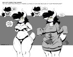  &lt;3 2018 amber_eyes ask_blog baggy_clothing bra clothing dialogue english_text female kobold panties samantha_reyes sweater text thick_thighs tight_clothing underwear wide_hips zwitterkitsune 