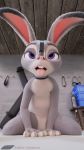  disney dungeon female judy_hopps lagomorph mammal nose_hook rabbit rubber_(artist) zootopia 