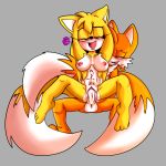  2018 2_tails 4_toes abs absurd_res ahegao anthro anthro_on_anthro areola balls barefoot big_tail black_nose blonde_hair blue_eyes blush breasts canine chair_position chest_tuft clitoris dipstick_tail duo erect_nipples eyelashes female female_penetrated fox from_behind_position fur grey_background hair happy happy_sex hi_res looking_pleasured male male/female male_penetrating mammal miles_prower multi_tail multicolored_fur multicolored_tail nipples nude open_mouth orange_fur penetration penis pussy pussy_juice sex simple_background sonic_(series) spread_legs spreading toes tuft two_tone_fur vaginal vaginal_penetration vellvetfoxie video_games white_fur yellow_fur zooey_the_fox 