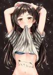  bra kitazawa_shiho shirt_lift tagme the_idolm@ster the_idolm@ster_million_live! 