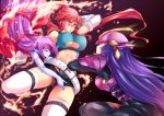  2girls chaos_code fighting hermes_gberardini kagari_(chaos_code) kitayama_miuki multiple_girls tagme 