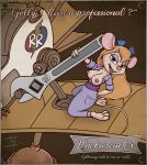 aircraft airship blue_eyes breasts chip_&#039;n_dale_rescue_rangers clothing disney eyewear gadget_hackwrench goggles hair hyenatig_(artist) invalid_tag jumpsuit mammal mouse rodent screw text tools wrench 