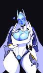  &lt;3 android blue_pussy blue_skin breasts echo_(overwatch) female humanoid machine not_furry overwatch pussy robot solo thefallenstarchild video_games white_eyes 