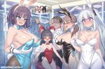  ... 1boy 4girls akane_(blue_archive) akane_(blue_archive)_(cosplay) akane_(bunny)_(blue_archive) animal_ears areola_slip asuna_(blue_archive) asuna_(blue_archive)_(cosplay) asuna_(bunny)_(blue_archive) bare_shoulders black_hair black_leotard blonde_hair blue_archive blue_eyes blunt_bangs blush bow bowtie breasts breasts_out brown_hair changing_room cleavage closed_eyes collarbone commentary_request cosplay covered_navel detached_collar embarrassed fake_animal_ears fishnets gloves hair_bow hair_ribbon hairband highleg karin_(blue_archive) karin_(blue_archive)_(cosplay) karin_(bunny)_(blue_archive) large_breasts leotard long_hair looking_at_viewer mimonel miyako_(blue_archive) miyu_(blue_archive) moe_(blue_archive) multiple_girls neru_(blue_archive) neru_(blue_archive)_(cosplay) neru_(bunny)_(blue_archive) nipple_slip nipples nose_blush open_mouth oversized_breast_cup pantyhose playboy_bunny rabbit_ears rabbit_tail ribbon saki_(blue_archive) sensei_(blue_archive) short_hair sitting small_breasts smile strapless strapless_leotard tail twintails wrist_cuffs 