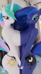 3d_(artwork) absurd_res anthro anthro_on_anthro big_breasts breast_squish breasts breasts_frottage clothing digital_media_(artwork) duo equid equine female female/female fingers friendship_is_magic hand_holding hasbro hi_res horn incest_(lore) looking_at_viewer mammal my_little_pony panties pootanger_sfm princess_celestia_(mlp) princess_luna_(mlp) sibling_(lore) side-tie_panties sister_(lore) sisters_(lore) squish underwear unicorn