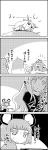  animal_ears basket belt bow capelet comic commentary_request dowsing_rod from_behind greyscale hair_bow highres hijiri_byakuren holding hood horn_ribbon horns ibuki_suika kumoi_ichirin long_hair looking_at_another minigirl monochrome mouse_ears mouse_tail multicolored_hair nazrin on_head person_on_head ribbon short_hair smile sweat tail tani_takeshi touhou translation_request two-tone_hair unzan very_long_hair yukkuri_shiteitte_ne 