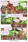 comic dialogue dinosaur dromaeosaurid elemental_creature english_text flora_fauna folicoatl furufoo hi_res jacqueline_(furufoo) luiz_(furufoo) plant reptile scalie text the_folicoatl_handbook theropod url webcomic