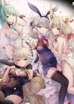  animal_ears bare_shoulders blue_eyes blunt_bangs blush braid breasts cat_ears cat_girl chest_jewel cleavage core_crystal_(xenoblade) crown_braid crystal curly_hair dangle_earrings drop_earrings earrings facial_mark fake_animal_ears gloves green_eyes green_hair grey_hair head_wings headpiece highres holding_hands jacket jewelry large_breasts long_hair looking_at_viewer low_twintails melia_antiqua messy_hair monolith_soft na&#039;el_(xenoblade) nia_(blade)_(xenoblade) nia_(xenoblade) open_clothes open_jacket open_mouth petals playboy_bunny pneuma_(xenoblade) ponytail rabbit_ears rose_petals short_hair smile swept_bangs thighhighs twintails ui_frara very_long_hair wings wrist_cuffs xenoblade_chronicles_(series) xenoblade_chronicles_1 xenoblade_chronicles_2 xenoblade_chronicles_3 xenoblade_chronicles_3:_future_redeemed yellow_eyes 