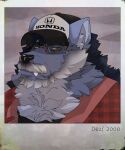 absurd_res canid canine canis hi_res huge_filesize invalid_tag male mammal polaroid retro trucker wolf