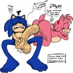  agony amy_rose anthro ball_grab balls barefoot big_balls big_penis breasts colored dialogue duo english_text eulipotyphlan feet female forced forced_orgasm genitals hedgehog hi_res huge_balls huge_penis hyper hyper_balls hyper_genitalia hyper_penis imminent_orgasm impregnation_request insemination_request male male/female mammal monochrome mrguy820 nude orgasm penetration penis pussy sega sonic_the_hedgehog sonic_the_hedgehog_(series) speech_bubble text torture unwanted_cum_inside unwanted_orgasm vaginal vaginal_penetration 