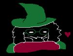  &lt;3 2018 anthro caprine close-up clothed clothing deltarune fully_clothed goat happy low_res lying male mammal on_front ralsei scottbeebiwan sketch smile symbol toony 