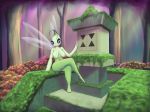  2018 4:3 anthro blue_eyes blush breasts celebi day detailed_background digital_media_(artwork) female flora_fauna forest hi_res humanoid legendary_pok&eacute;mon looking_at_viewer nintendo nipples not_furry nude outside pinup plant pok&eacute;mon pok&eacute;mon_(species) pose pussy solo tree video_games wings znhc 