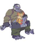  ape gorilla hammond_(overwatch) hamster mammal overwatch penis primate rodent video_games winston_(overwatch) 