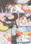  black_fur braixen comic crocodiler_owen cum cum_in_mouth cum_inside cunnilingus detailed_background fellatio female feral fur grey_fur knot male male/female mightyena nintendo oral orange_fur penis pok&eacute;mon pok&eacute;mon_(species) pussy pussy_juice pussy_juice_string red_eyes sex vaginal video_games white_fur yellow_fur 