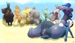  2018 absurd_res anthro areola balls big_balls big_breasts bikini breast_squish breasts breasts_frottage butt changeling clothing cutie_mark dickgirl dickgirl/dickgirl ear_piercing equestria_girls equine erect_nipples erection fluttershy_(mlp) friendship_is_magic group hair hi_res hole_(anatomy) horn huge_balls huge_breasts hyper hyper_balls hyper_breasts hyper_penis intersex intersex/intersex looking_at_viewer lyra_heartstrings_(mlp) mammal marble_pie_(mlp) medial_ring my_little_pony night_glider_(mlp) nipples open_mouth outside penis piercing princess_luna_(mlp) queen_chrysalis_(mlp) starykrow sunset_shimmer_(eg) sweat swimsuit unicorn v_sign vein zebra zecora_(mlp) 