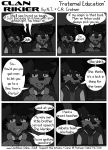  1985 2018 80&#039;s 80s anthro black_and_white brothers brown_fur canine car clothed clothing comic digital_media_(artwork) doberman dog english_text family fur gloves hair japanese_clothing japanese_text john_rikier male mammal monochrome open_mouth orange_fur rainier_rikier sibling simple_background smile solo speech_bubble sweetfiction text tongue vehicle webcomic young 