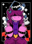  2018 anthro censored clothed clothing deltarune dragon duo eyes_covered female hair lancer_(deltarune) lizard long_hair male meb90 reptile scalie spade susie_(deltarune) tongue unknown_species video_games 