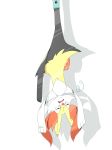  2017 ambiguous_gender braixen dlrowdog flattened nintendo open_mouth orange_eyes pok&eacute;mon pok&eacute;mon_(species) simple_background solo sweat video_games white_background 