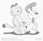  animated garfield odie tagme 