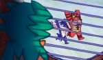  artist_request bird blinds blue_eyes claws decidueye fur gen_6_pokemon gen_7_pokemon greninja incineroar looking_out_window no_humans open_mouth owl parody pokemon pokemon_(creature) pokemon_(game) pokemon_sm pokemon_xy running scarf sharp_teeth shirt smile spongebob_squarepants striped super_smash_bros. super_smash_bros._ultimate tail teeth tongue tongue_out window yellow_sclera 