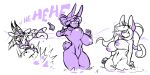  anthro assisted_exposure big_breasts bouncing_breasts breasts feline female gorup huge_breasts jintonic lagomorph lynx mammal nipples partially_submerged pussy rabbit standing surprise thick_thighs voluptuous wide_hips 