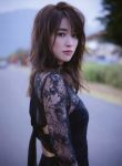  1girl asian breasts izumi_rika large_breasts long_hair photo 
