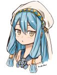  aqua_(fire_emblem_if) aqua_hair artist_name blackma_(pagus0012) fire_emblem fire_emblem_heroes fire_emblem_if hair_between_eyes long_hair sidelocks simple_background solo white_background yellow_eyes younger 