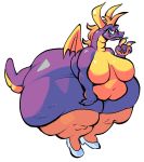  big_butt butt dragon female gmilf huge_butt larger_female nondelismell overweight size_difference spyro_the_dragon thick_thighs video_games wide_hips 