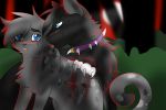  absurd_res anatomically_correct ashfur_(warriors) blush chibi claws edgy feral hi_res invalid_tag male male/male scourge_(warriors) simple_background thenightlyspirit warriors_(cats) 