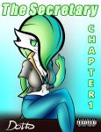  2018 alexia_(dotto) anthro big_breasts bra breasts cleavage clothed clothing comic digital_media_(artwork) dittodotto english_text eyelashes fan_character female gardevoir hair hi_res humanoid legwear looking_at_viewer nintendo not_furry pok&eacute;mon pok&eacute;mon_(species) simple_background smile solo text underwear video_games 