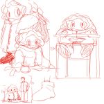  2014 chair clothing human invalid_tag mammal manmosu_marimo nintendo pok&eacute;mon simple_background sitting sketch table video_games white_background 