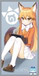  animal_ears bangs blonde_hair blush bow brown_eyes brown_footwear brown_gloves character_name commentary_request eyebrows_visible_through_hair ezo_red_fox_(kemono_friends) fox_ears fox_girl fox_tail fur-trimmed_sleeves fur_trim gloves gradient_legwear hair_between_eyes handheld_game_console highres holding holding_handheld_game_console jacket japari_symbol kemono_friends loafers long_hair long_sleeves looking_at_viewer lucky_beast_(kemono_friends) necktie nintendo_switch orange_jacket pantyhose parted_lips pleated_skirt shirt shoes sidelocks sitting skirt solo_focus tail very_long_hair white_bow white_legwear white_shirt white_skirt yada_(xxxadaman) yellow_legwear yellow_neckwear 