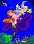  ariel disney flounder odin3000 the_little_mermaid ursula 