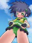  artist_request black_hair buttercup cameltoe green_eyes kaoru_matsubara matsubara_kaoru powered_buttercup powerpuff_girls powerpuff_girls_z upskirt 