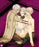  &gt;1/hole anal arthur_kirkland axis_powers_hetalia ball_gag barefoot bdsm blonde_hair blush bondage boots bottomless bound boy_rape censored clothed_male_nude_male clothed_on_nude cmnm cum cum_on_body cum_on_lower_body cum_while_penetrated double_anal double_penetration ear_lick ear_licking england erection gag gilbert_weillschmidt gloves gray_hair green_pants grey_hair group_sex insertion ivan_braginski jacket legs_held_open licking male male_focus male_only multiple_boys multiple_insertions pants penis prussia prussia_(hetalia) purple_eyes rape rope russia russia_(hetalia) scarf sex spread_legs tears threesome tongue united_kingdom_(hetalia) unzipped yaoi 