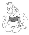  belly big_breasts breasts bulge canine dragon female fox mammal mojjav3 nipples pussy same_size_vore scalie swallowing vore 
