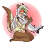  blush clothed clothing diaper female fully_clothed looking_at_viewer mammal mustelid netto_(uk-brony) otter pacifier plushie solo sriiracha urine watersports wet_diaper wetting 