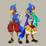  anthro avian bird breath_of_the_wild clothing duo falco_lombardi male nintendo revali rito star_fox the_legend_of_zelda video_games たこ 