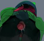  anal anal_penetration balls bottomless caprine close-up clothed clothing clothing_lift deltarune dress dress_lift flaccid goat liteu low-angle_view male mammal penetration penis ralsei sex_toy solo 
