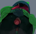  anal anal_penetration balls bottomless caprine close-up clothed clothing clothing_lift deltarune dress dress_lift flaccid goat liteu low-angle_view male mammal penetration penis ralsei sex_toy solo 