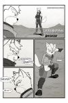  anthro canine clothed clothing comic duo fight fox fox_mccloud mammal nintendo raxkiyamato star_fox video_games wolf wolf_o&#039;donnell 