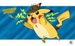  2018 3_toes 5_fingers black_eyes black_nose chest_tuft deerstalker_hat detective_pikachu dialogue digital_media_(artwork) dipstick_ears electricity english_text fur hat nintendo open_mouth pikachu pok&eacute;mon pok&eacute;mon:_detective_pikachu pok&eacute;mon_(species) red_cheeks solo tail_tuft text toes tuft unclescooter video_games yellow_fur 