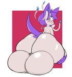  anthro backsack balls big_balls big_butt blush butt canine eeveelution eyewear glasses huge_balls huge_butt hyper hyper_balls kingofacesx looking_back male mammal nintendo nude pok&eacute;mon pok&eacute;mon_(species) solo sylveon thick_thighs video_games 