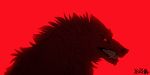  2015 black_lips black_nose canine digital_media_(artwork) feral mammal red_background red_eyes simple_background solo teeth wolf x-zelfa 