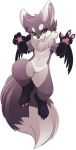  2018 4_toes alpha_channel ambiguous_gender anthro brown_eyes claws digital_media_(artwork) dipstick_tail fur looking_at_viewer mammal multicolored_fur multicolored_tail open_mouth pawpads phation simple_background smile solo toes transparent_background wings 