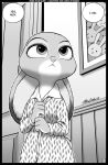  2018 anthro borba clothing comic disney english_text female judy_hopps lagomorph mammal pajamas photo rabbit text zootopia 